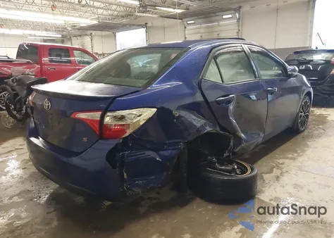 2016 Toyota Corolla S Plus из США, поврежденный, VIN 2T1BURHE5GC685694